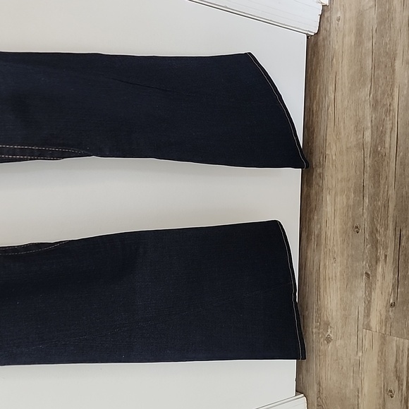 True Religion Joey Jeans, Very Dark Blue With Silver Logos, Size 27 - Picture 3 of 11